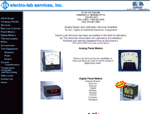 Tablet Screenshot of electro-lab.com
